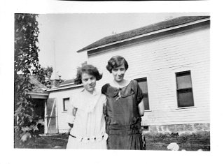 Grace Durst and same unidentified friend, somewhat older.